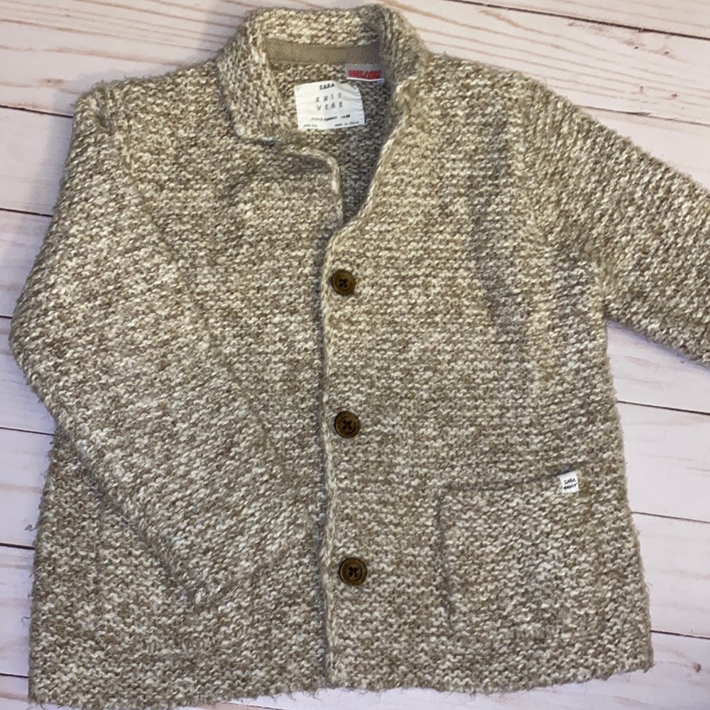 Zara button up sweater